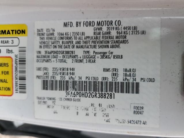 2016 Ford Fusion SE