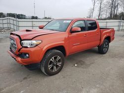 Salvage cars for sale from Copart Dunn, NC: 2017 Toyota Tacoma Double Cab