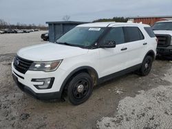 Ford Explorer salvage cars for sale: 2017 Ford Explorer Police Interceptor