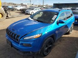 Salvage cars for sale from Copart Colorado Springs, CO: 2018 Jeep Cherokee Latitude