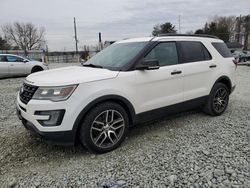 Vehiculos salvage en venta de Copart Mebane, NC: 2016 Ford Explorer Sport