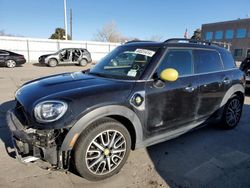 Salvage cars for sale at Littleton, CO auction: 2019 Mini Cooper S E Countryman ALL4