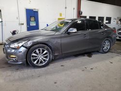 Salvage cars for sale from Copart Blaine, MN: 2016 Infiniti Q50 Premium