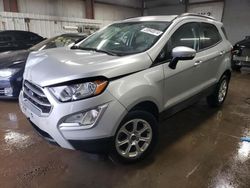 Ford salvage cars for sale: 2020 Ford Ecosport SE