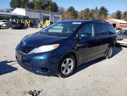 Salvage cars for sale from Copart Mendon, MA: 2011 Toyota Sienna LE