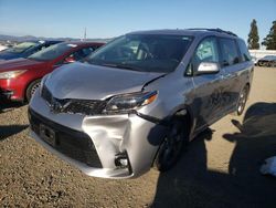 Vehiculos salvage en venta de Copart Vallejo, CA: 2018 Toyota Sienna SE