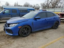 Honda Civic salvage cars for sale: 2018 Honda Civic Sport