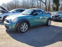 Vehiculos salvage en venta de Copart Glassboro, NJ: 2012 Mini Cooper Coupe S