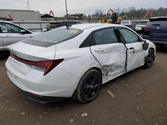 2022 Hyundai Elantra Blue