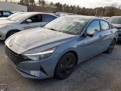 Salvage cars for sale at Exeter, RI auction: 2021 Hyundai Elantra SEL