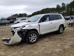 Salvage cars for sale at Seaford, DE auction: 2012 Toyota Highlander Base