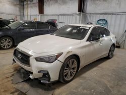 Salvage cars for sale at Milwaukee, WI auction: 2020 Infiniti Q50 Pure