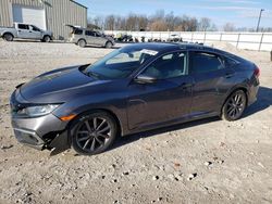 Salvage cars for sale from Copart Lawrenceburg, KY: 2019 Honda Civic EX