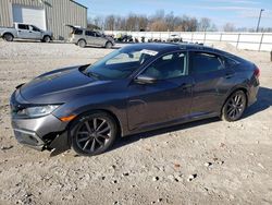 Honda salvage cars for sale: 2019 Honda Civic EX