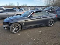 Salvage cars for sale from Copart Arlington, WA: 2015 BMW 435 I