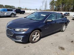 Chevrolet salvage cars for sale: 2017 Chevrolet Malibu LS