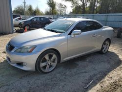 Salvage cars for sale from Copart Midway, FL: 2010 Lexus IS 250