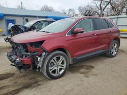 Salvage cars for sale from Copart Wichita, KS: 2016 Ford Edge Titanium