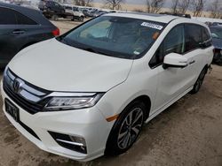 Salvage cars for sale from Copart Bridgeton, MO: 2018 Honda Odyssey Elite