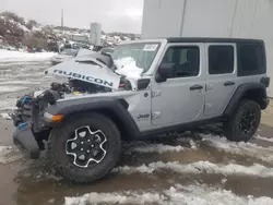 Jeep salvage cars for sale: 2023 Jeep Wrangler Rubicon 4XE