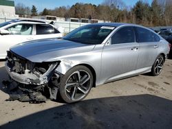 Salvage cars for sale at Assonet, MA auction: 2019 Honda Accord Sport