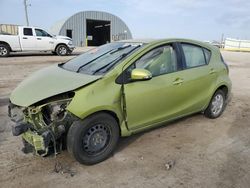 Salvage cars for sale from Copart Wichita, KS: 2015 Toyota Prius C