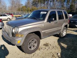 Salvage cars for sale at Waldorf, MD auction: 2005 Jeep Liberty Renegade