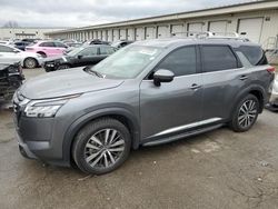 Salvage cars for sale at Louisville, KY auction: 2022 Nissan Pathfinder Platinum