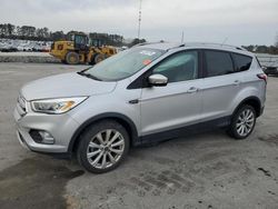 Salvage cars for sale from Copart Dunn, NC: 2017 Ford Escape Titanium