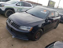 Salvage cars for sale at Chicago Heights, IL auction: 2017 Volkswagen Jetta S