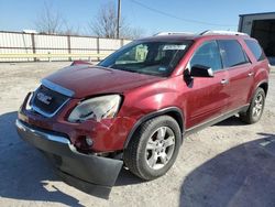 Salvage cars for sale from Copart Haslet, TX: 2011 GMC Acadia SLE