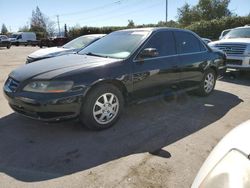Salvage cars for sale from Copart San Martin, CA: 2002 Honda Accord EX