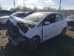 Salvage cars for sale from Copart Columbus, OH: 2017 Ford C-MAX Titanium