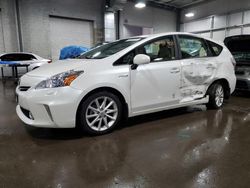 Salvage cars for sale from Copart Ham Lake, MN: 2012 Toyota Prius V