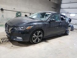 Salvage cars for sale from Copart Blaine, MN: 2021 Nissan Sentra SR