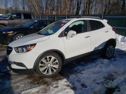 Salvage cars for sale at Candia, NH auction: 2017 Buick Encore Preferred