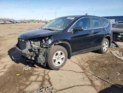 Salvage cars for sale at Woodhaven, MI auction: 2012 Honda CR-V LX
