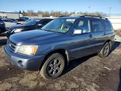 Salvage cars for sale at Pennsburg, PA auction: 2004 Toyota Highlander