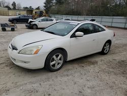 Salvage cars for sale from Copart Knightdale, NC: 2003 Honda Accord EX