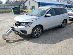 Salvage cars for sale at Wichita, KS auction: 2017 Nissan Pathfinder S