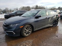 Salvage cars for sale at Chalfont, PA auction: 2021 Honda Civic EX