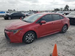 Toyota Corolla LE salvage cars for sale: 2020 Toyota Corolla LE