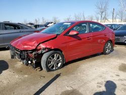 Salvage cars for sale from Copart Bridgeton, MO: 2018 Hyundai Elantra SEL