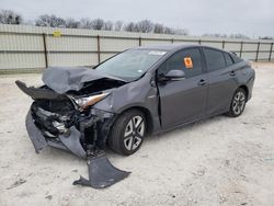 Salvage cars for sale from Copart New Braunfels, TX: 2016 Toyota Prius