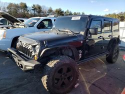 Salvage cars for sale at Exeter, RI auction: 2010 Jeep Wrangler Unlimited Sahara