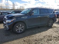 Salvage cars for sale at Arlington, WA auction: 2017 Infiniti QX80 Base