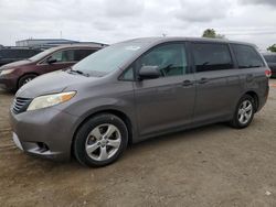 Salvage cars for sale from Copart San Diego, CA: 2011 Toyota Sienna