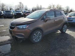 Salvage cars for sale from Copart Portland, OR: 2017 Buick Encore Preferred