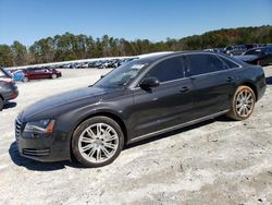 Audi salvage cars for sale: 2013 Audi A8 L Quattro