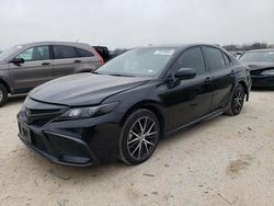 Salvage cars for sale at San Antonio, TX auction: 2021 Toyota Camry SE